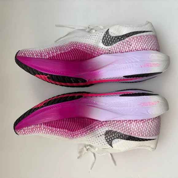 Nike ZoomX Vaporfly Next% 3 Mens Sz 11.5 White Vivid Purple Black DV4129-104 NEW